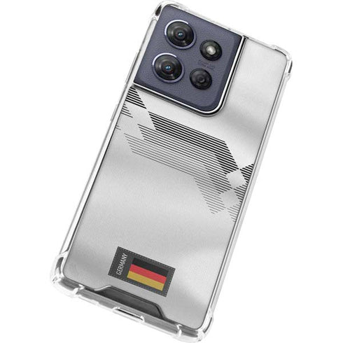 Germany Soccer Flag Moto G 5G (2025) Clear Case